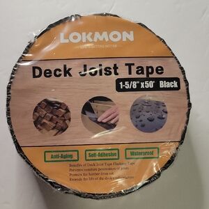Black Deck Joist Tape - Self-Adhesive Waterproof Flashing